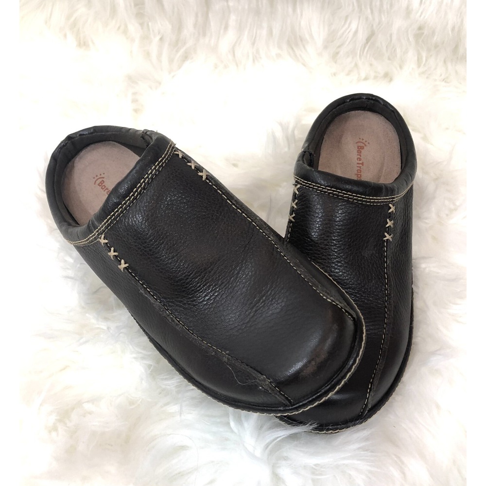Bare TrapBrown Ashlee Leather Brown Slip Ons Loafers Woman's Size 10M‎